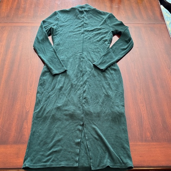 Marine Layer Woman’s Lexi Rib Turtleneck Mid Long Sleeve Dress - Picture 5 of 15